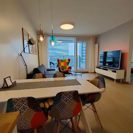 Lägenhet Sag 19th Floor Panorama 2 Free Parking Free Wifi *